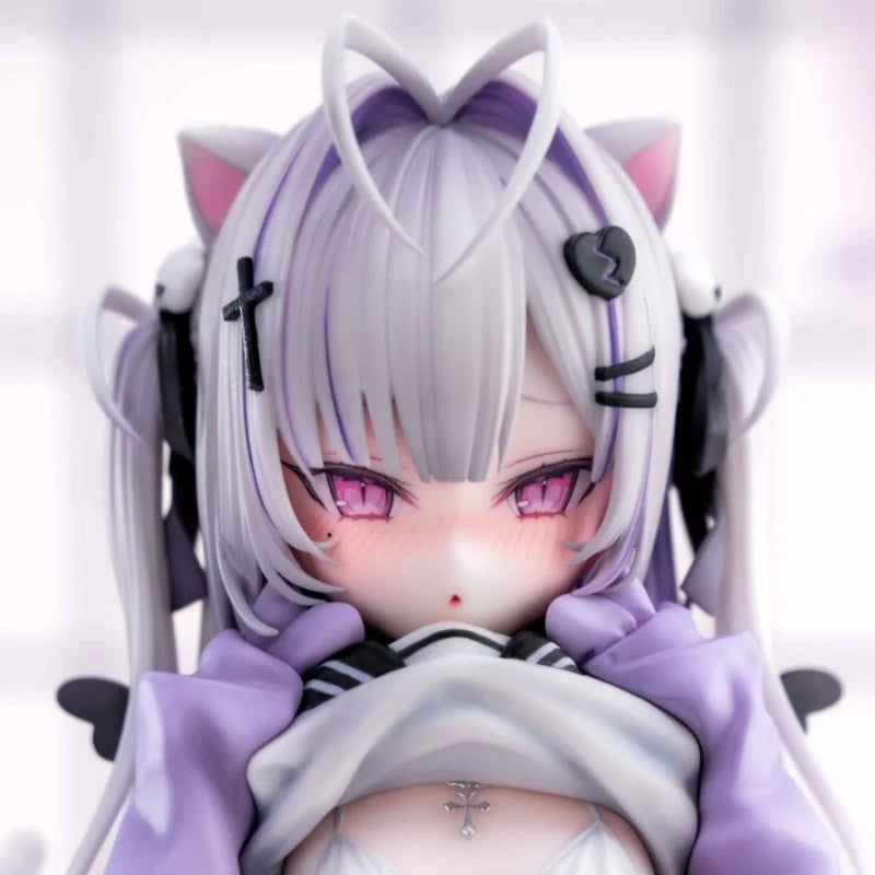 Authentic In Stock Kiwi Toys 1/6 27cm Shubi Cat Ears Anime Figure Model Desktop Collectible