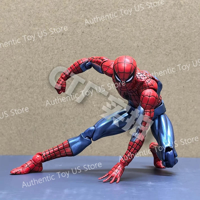 100% Original Ct Toys Spiderman Mafex 075 Figure The Anazing Spider-Man Comic Ver Mafex 185 Anime Action Figure Model Gifts Toys