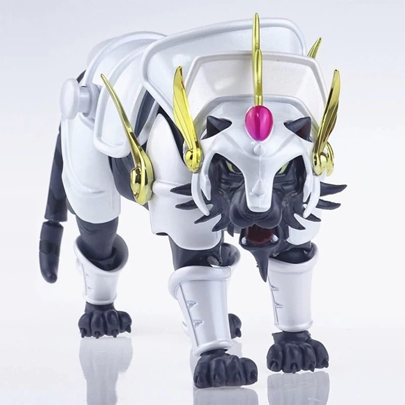 Koo Model Action Figure Yoroiden Samurai Troopers Ronin Warriors Black Flame King Black Tiger  Movable Alloy Anime Figure Toys