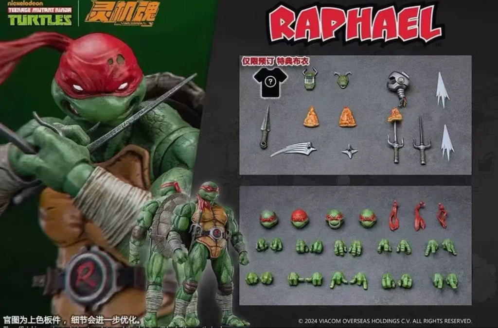 In Stock Spirit Machine Soul Ninja Leonardo + Raphael Blue and Red Turtles