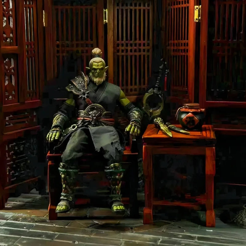 Vtoys Asura Action Figure VSd006 Cloth Gown Original Collection Soldier PVC Model Bamboo Hat Full Set Toy Limited Version Gift