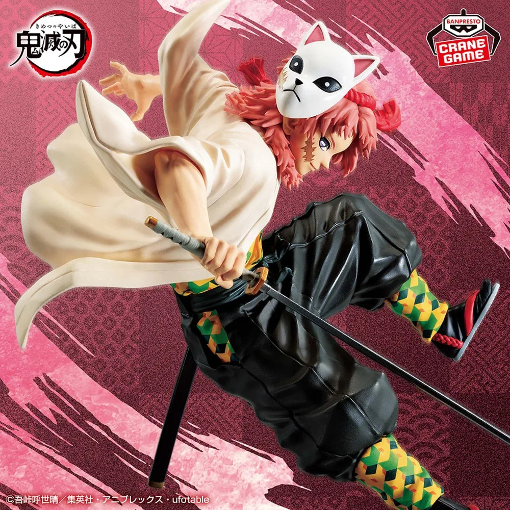 In Stock Bandai Original Genuine Banpresto Vibration Stars Demon Slayer: Kimetsu No Yaiba Sabito 13cm Model Toy Figures Gift