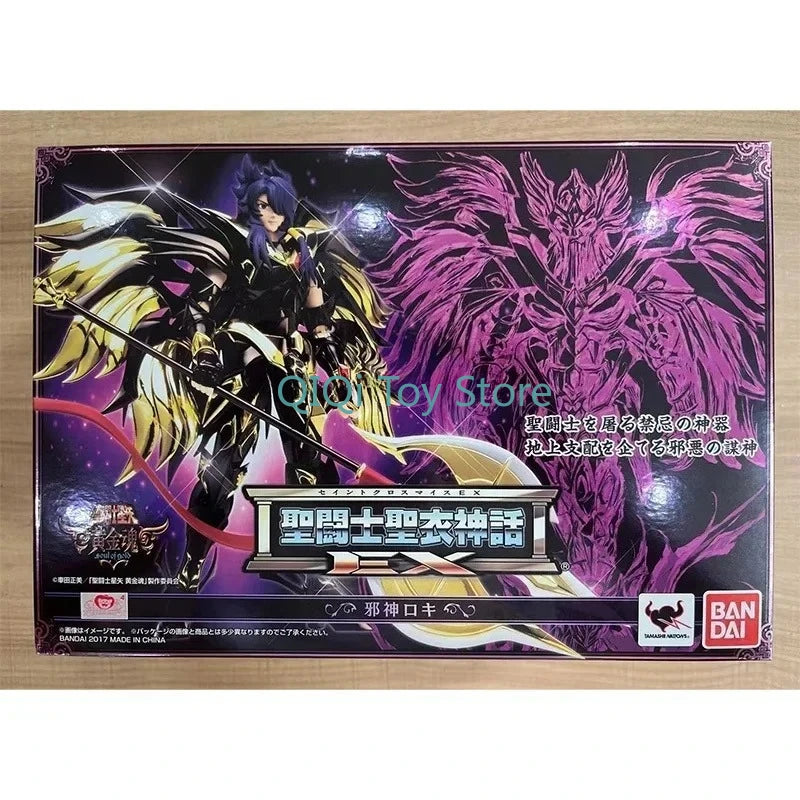 In Stock Bandai Saint Cloth Myth Golden Soul EX Evil Loki Metal Anime Action Collectible Figure Toy