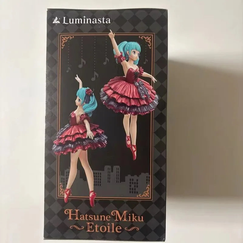 In Stock  Project DIVA  SEGA Luminasta Hatsune Miku: Project  “Hatsune Miku-Star” PVC 19CM Anime Action Figures Toy Gift