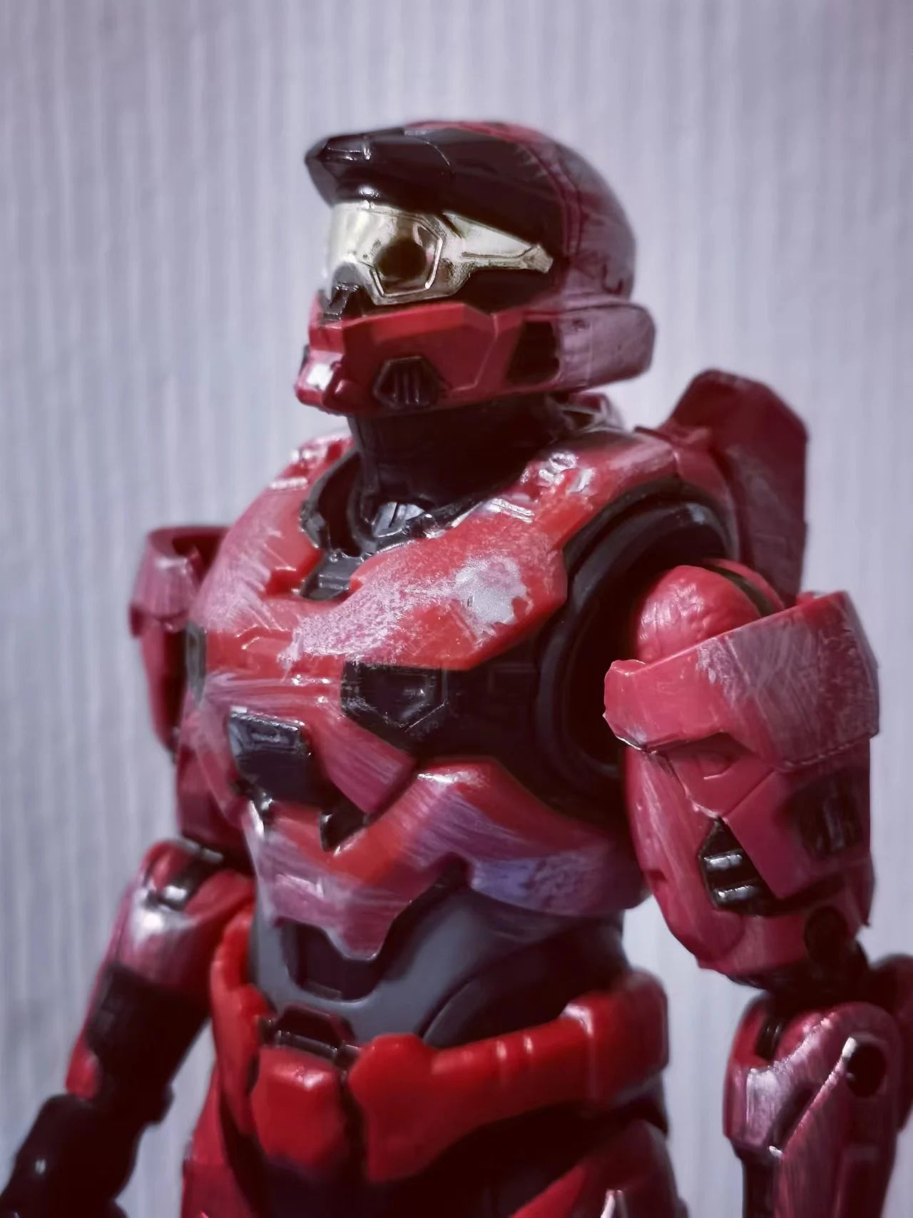 The Spartan Collection Series Red MK VII No Accessory 6.5" Loose Action Figure Figurine Toy Doll