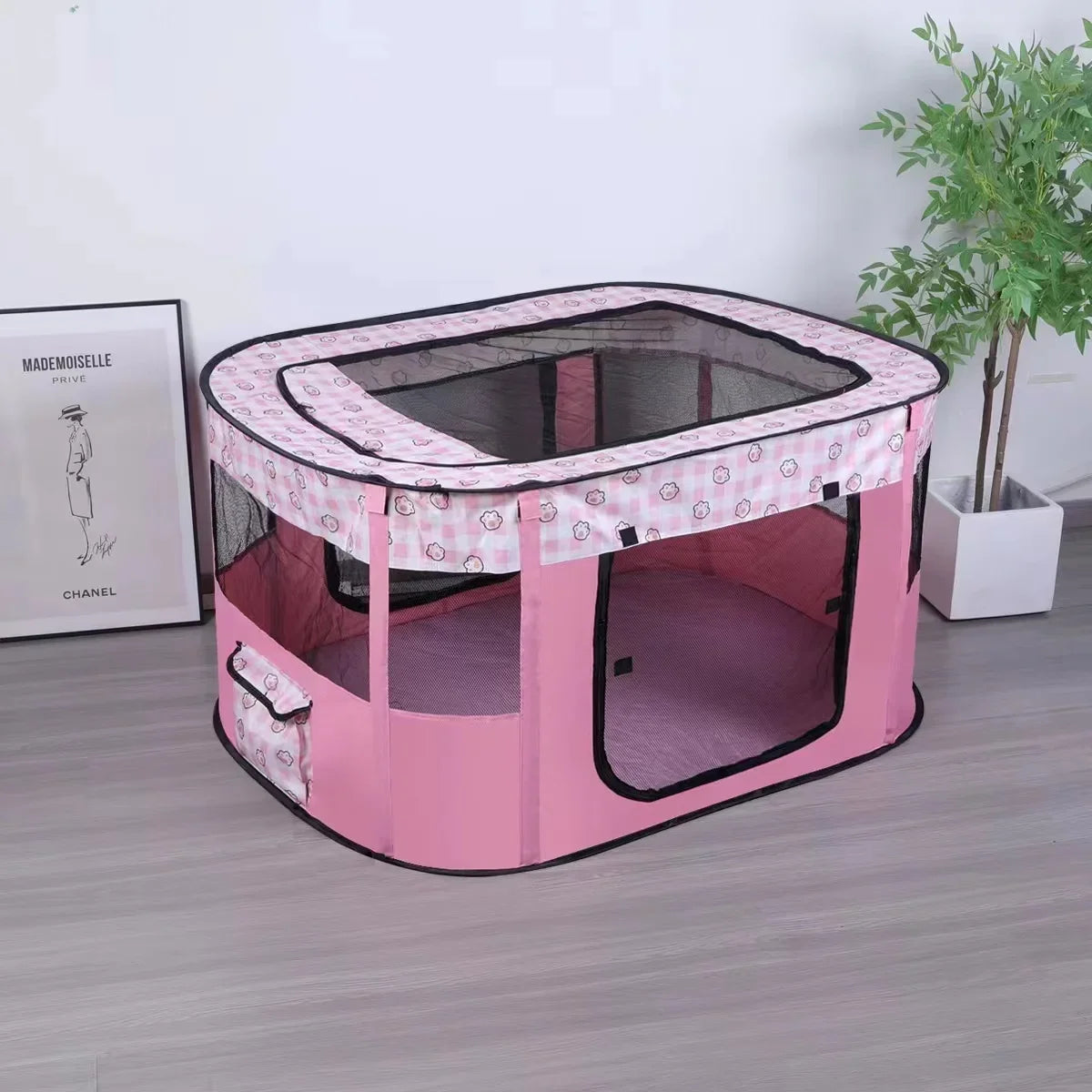 Cat House Delivery Room Puppy Kitten House Sweet Cozy Sweet Cat Bed Comfortable Cats Tent Folding for Dog Cats Supplies