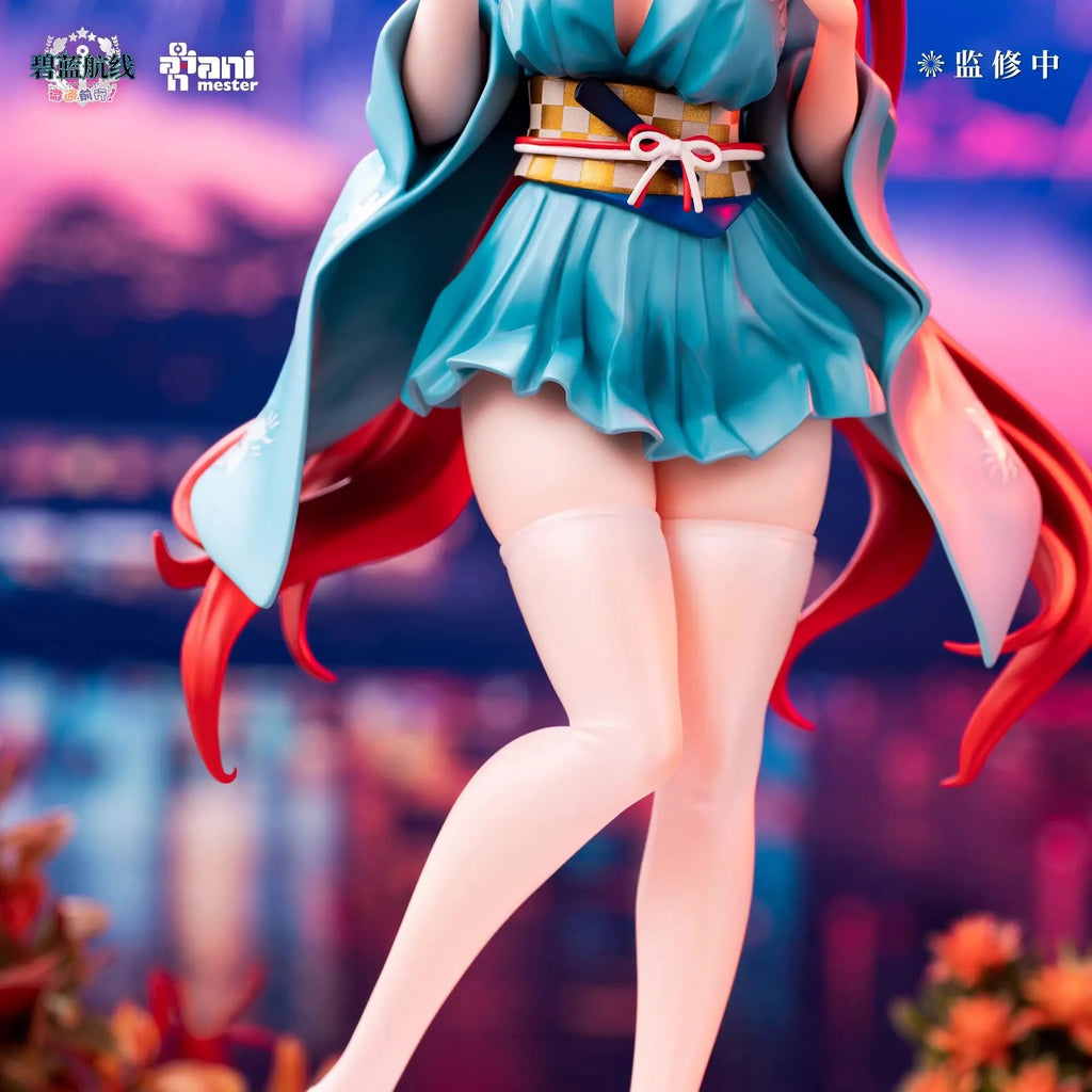 Animester Azur Lane Slow Ahead Honolulu Yukata Anime Figure PVC Collectible Statue Desktop Decoration For Anime Game Fans