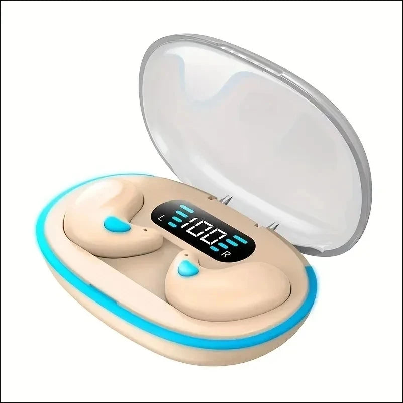 X55 Sleeping Earbuds Wireless Mini Headphones For Work TWS Bluetooth Earphone Stereo Hidden Headsets with Mic HD Call Sport