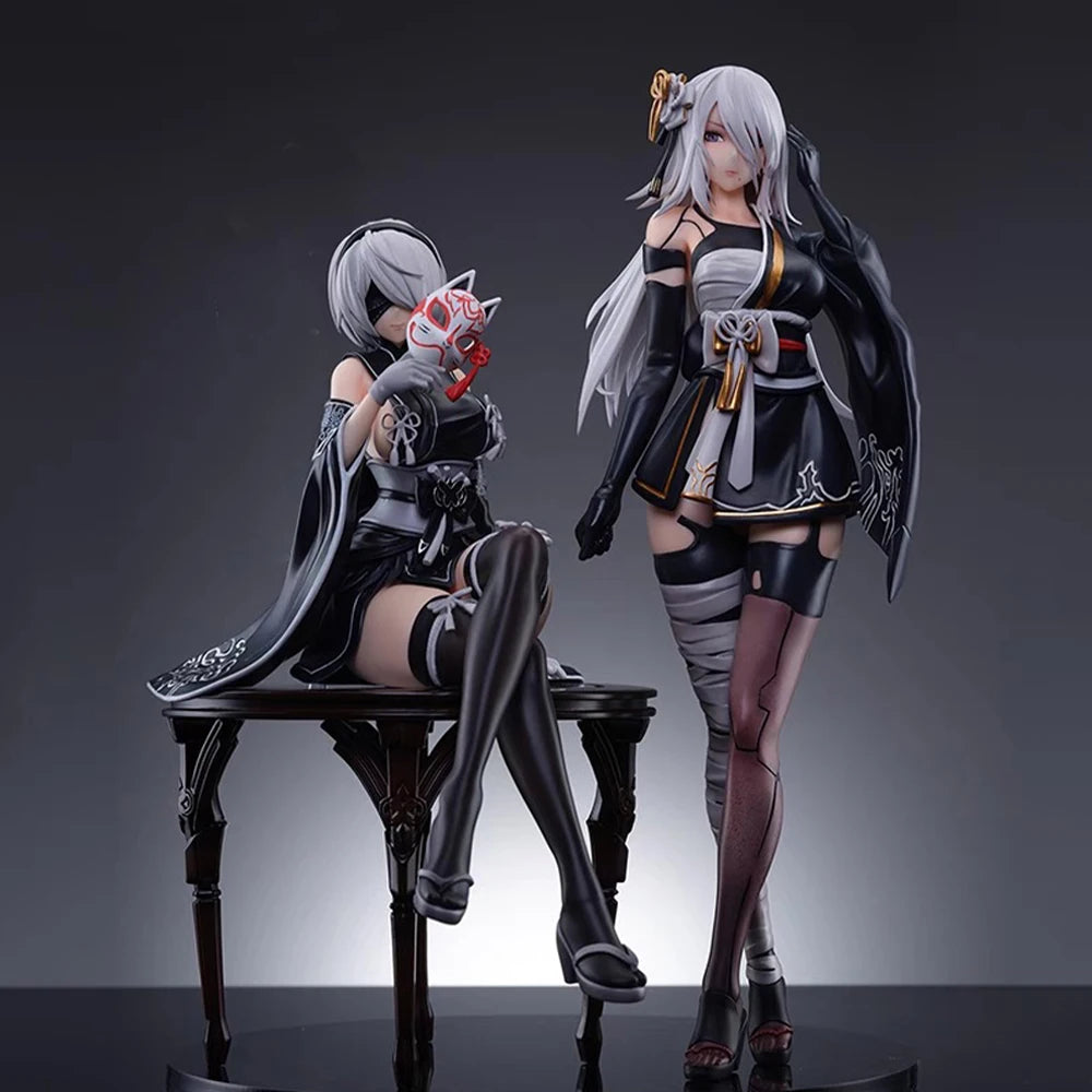 Nier Anime A2 figure 2B Yorha No.2 Type B action Figure 2B Figurine Kimono Style Model statue Collection Ornament cartoon Gifts