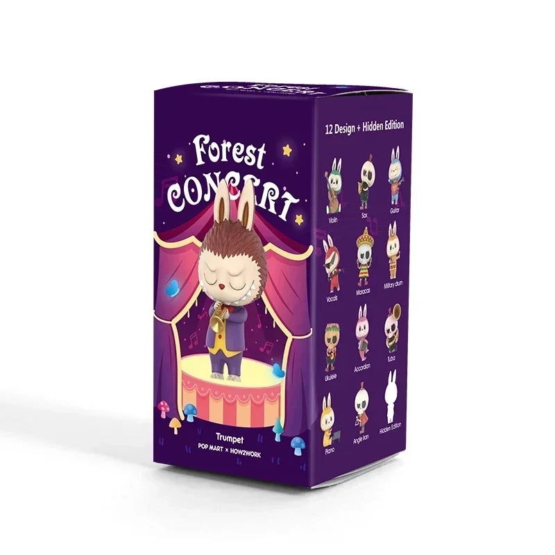 POP MART Labubu Forest Concert Blind Box Toys Kawaii Anime Action Figure Caixa Caja Surprise Mystery Bag Toy