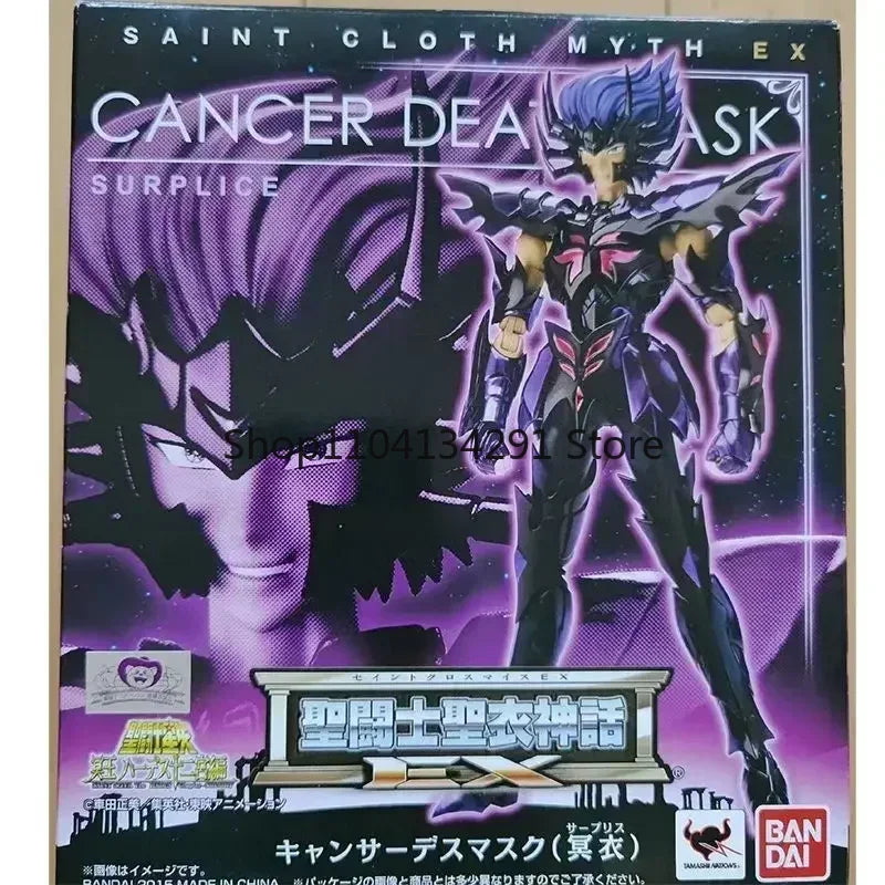 Original Bandai Japanese Version Saint Cloth Myth Saint Seiya Hades Chapter EX Cancer Dismas Figure Collectible Gift