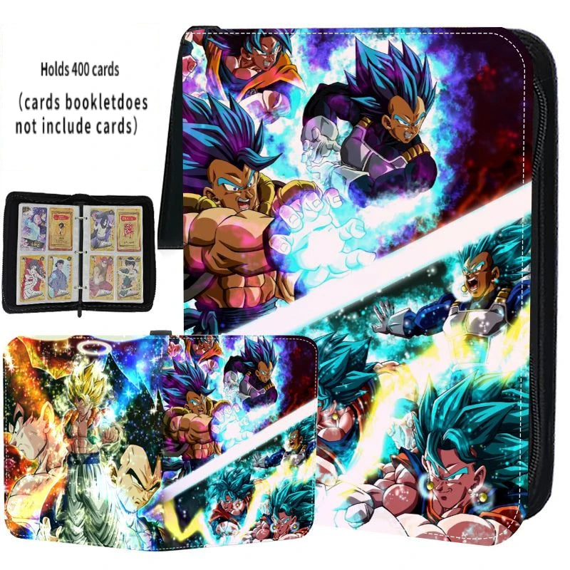 Anime 400- 900 Pcs Dragon Ball Goku Freeza Card Book Pu Super Large Capacity Card Binder Display Game Collection Card Kids Gift