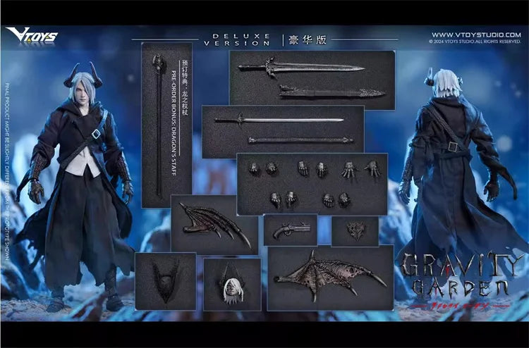 In Stock VTOYS VSD009 1/12 Scale Medieval Dark Fantasy Magic Dragon Hunter 6-inch Full Set Action Figure Male Soldier Toys