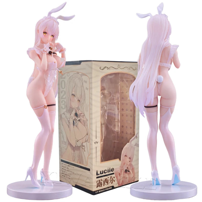 26cm Lucile Illustrated by Yuge Bunny Girl Anime Figure Alice Action Figure Hentaii Figure Adult Collectible Model Doll Toy Gift