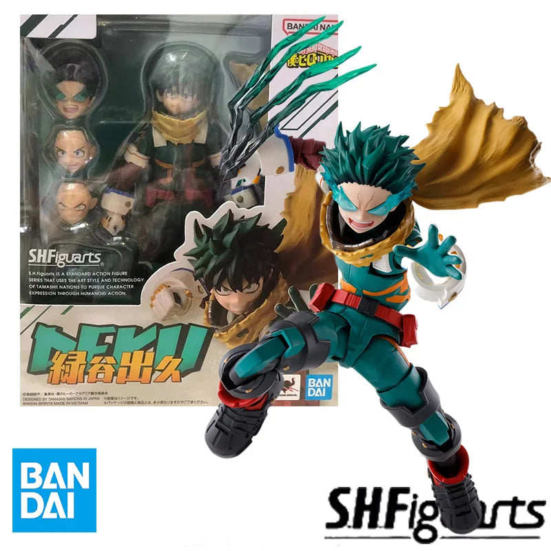 Bandai S.H.Figuarts SHF My Hero Academia deku Anime Action Fighter Finished Model Toy gift for Children kid