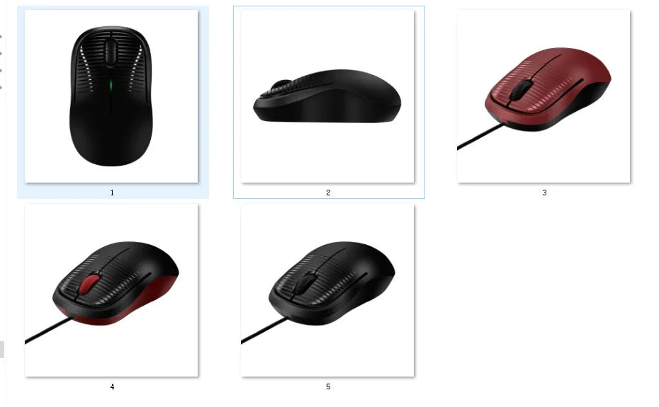 Mute Wired Mouse Game E-Sports  Computer Accessories