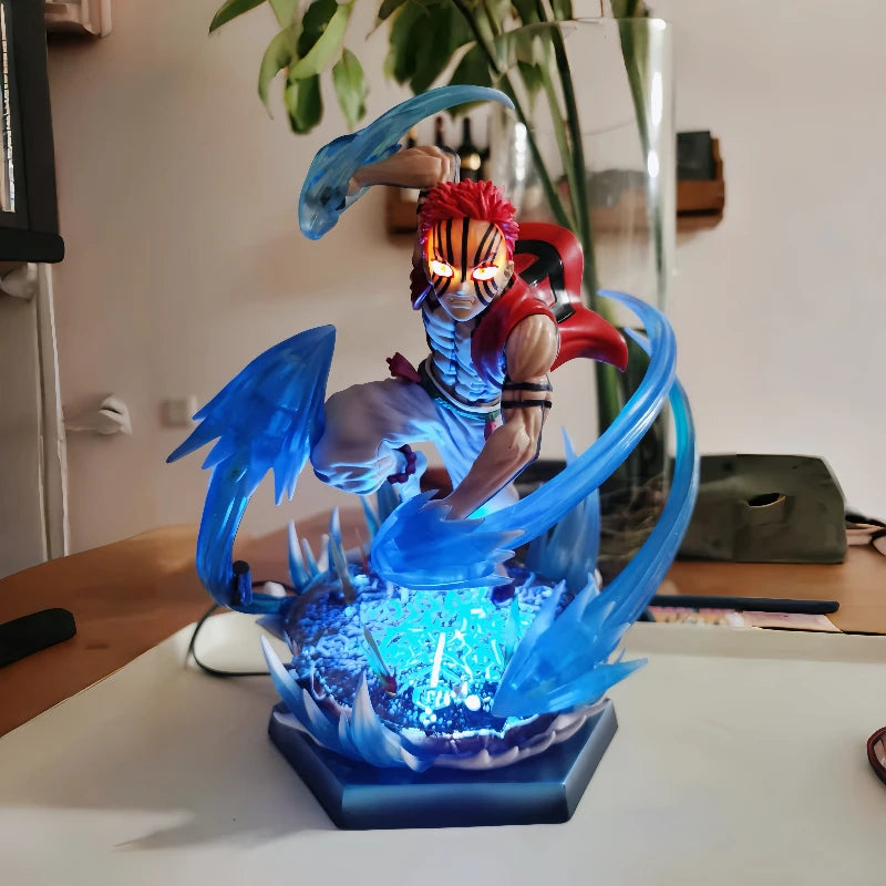 Anime Kämpfe Kimetsu Hakuji Figuren GK Dämon Slayer Akaza Action Figur Dekoration Zwölf Kizuki PVC Sammlung Modell Spielzeug Geschenke