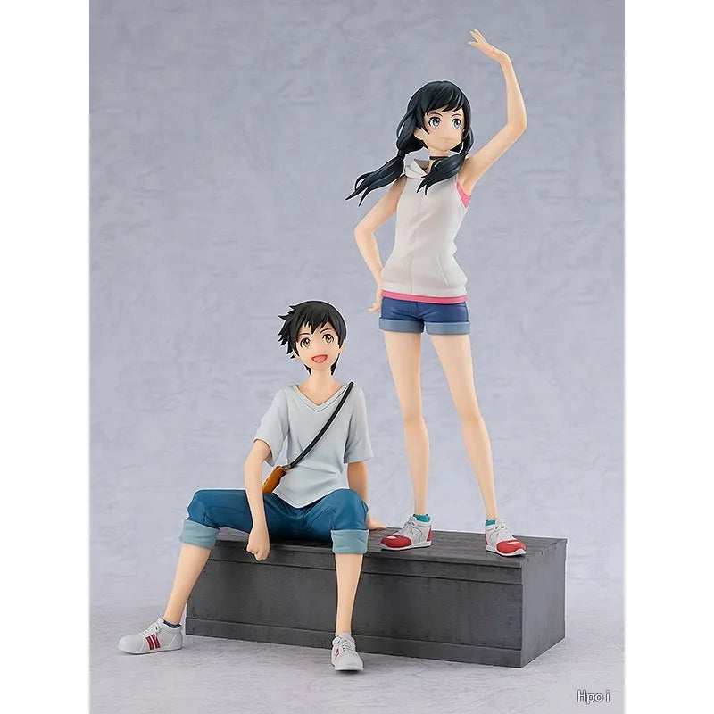 GSC Original POP UP PARADE Weathering with You Series Morishima Fanggao\Amano Hina Anime Not Movable Figure Statue Model Toys