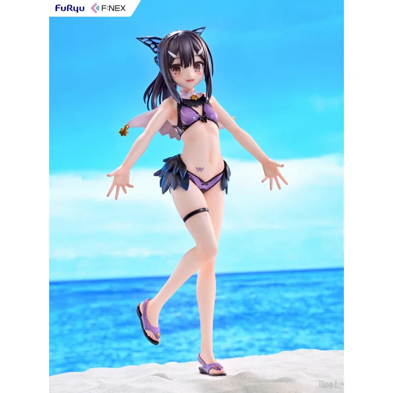 F:NEX Original Magical Girl Illya Swimsuit Series Ilyasfel Von Einz Beren\Meiyou Edfeldt Not Movable Figure Statue Model Toys