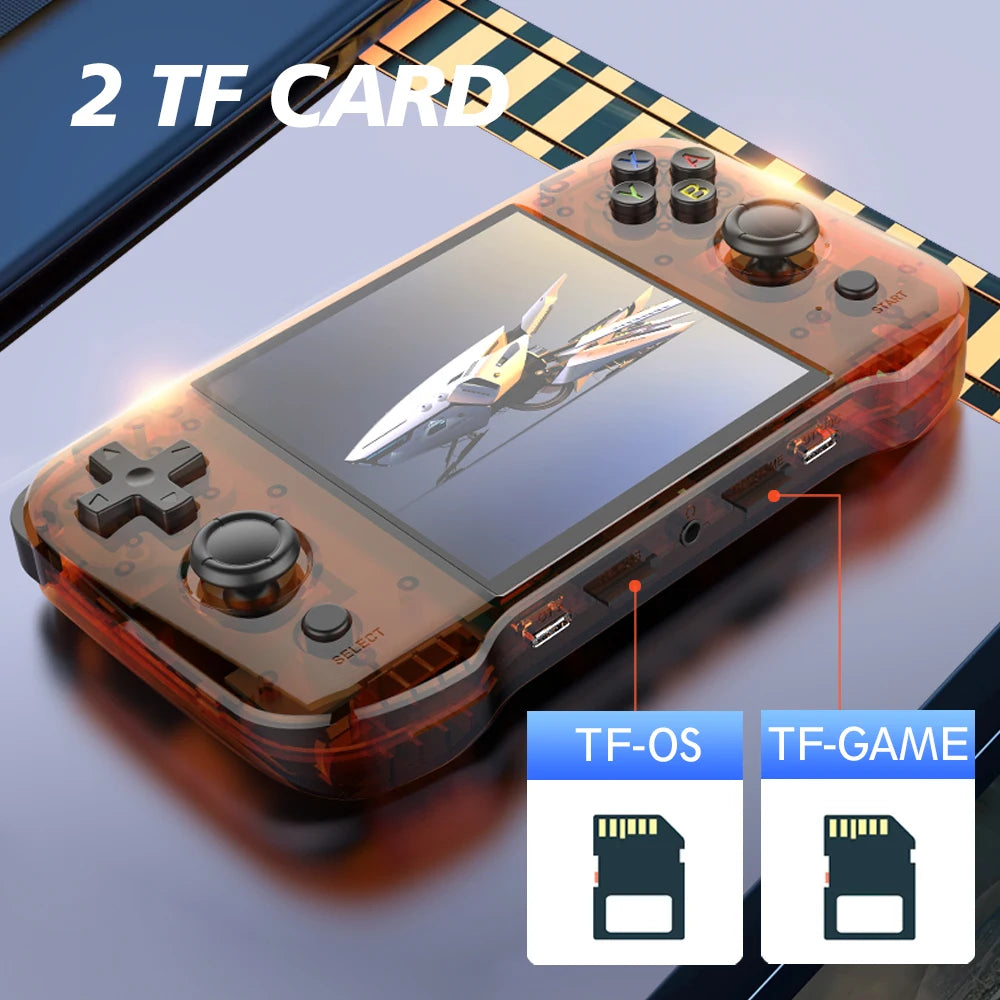 R46S Retro Handheld Game Console Linux System 4.0inch IPS Screen RK3566