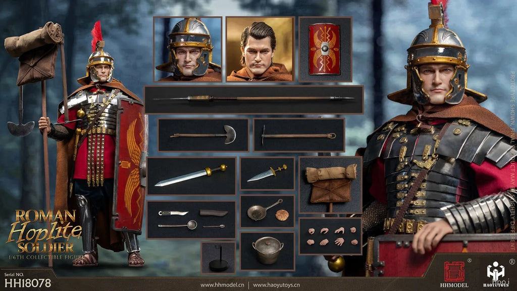 【In Stock】HHMODEL HAOYUTOYS HH18078 Imperial Legion Hoplite Re Plate Making 1/6 Action Figure