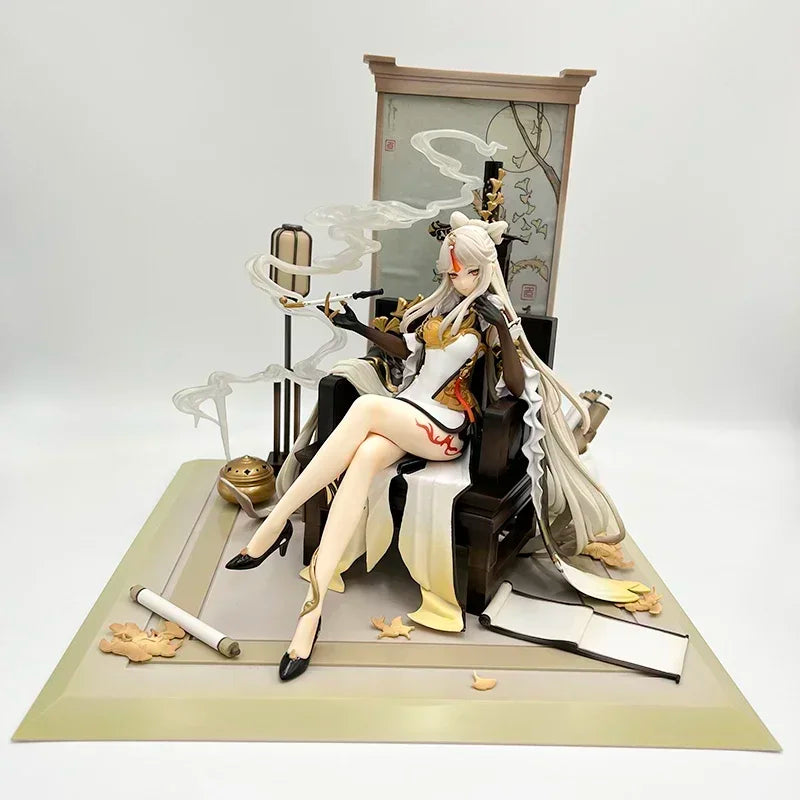 34cm Raiden Shogun Sexy Anime Girl Figure GK Beelzebul Yae Miko Action Figure Ningguang Figurine Collectible Model Doll Toy Gift