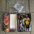 Marvel Ct Toys Wolverine Hellverine Figures Hot Mafex 096 X-Men Hell's Fire Action Figurine PVC Statue Collection Model Decor