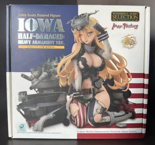 Original Max Factory Fleet Collection Iowa Anime Figures Models Toys Gifts Collection