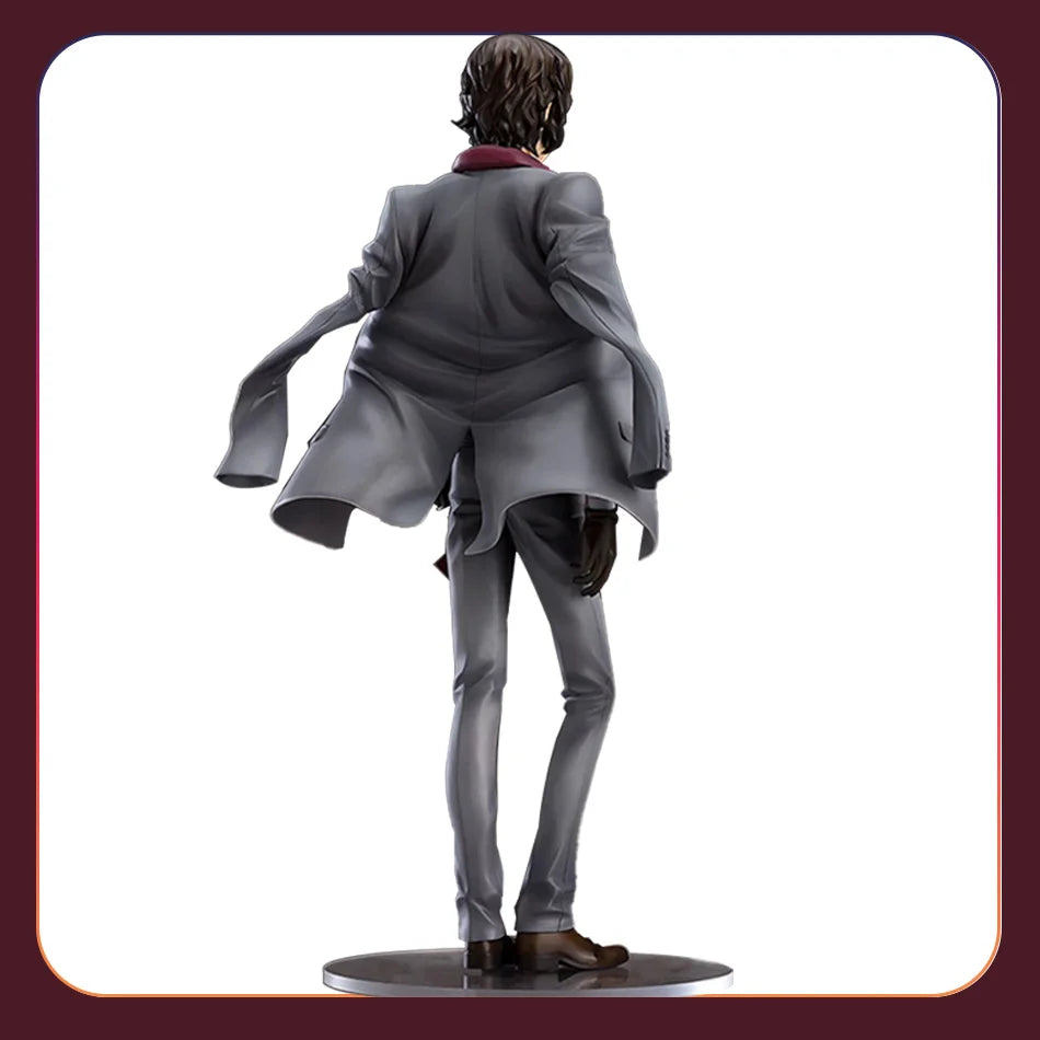 24 cm große japanische Anime-Figur Dazai Osamu aus Bungo Stray Dogs, Actionfigur aus PVC, Sammlerstück, Zubehör, Geburtstagsgeschenk