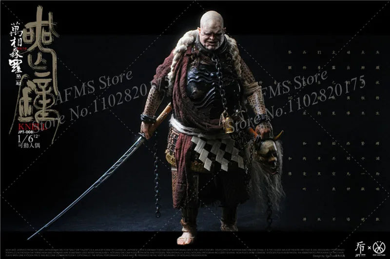 JPT X POP COSTUME JPT-008 1/6 Scale Collectible Figure Japanese Samurai Prajna Full Set 12" Men Soldier Action Figure Body
