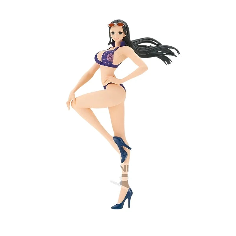Tcv Bandai One Piece Nico Robin Vacation Ver. B  Ver. A Prize Figure Anime Collectible Model Toy Desktop Decoration Kids Gift