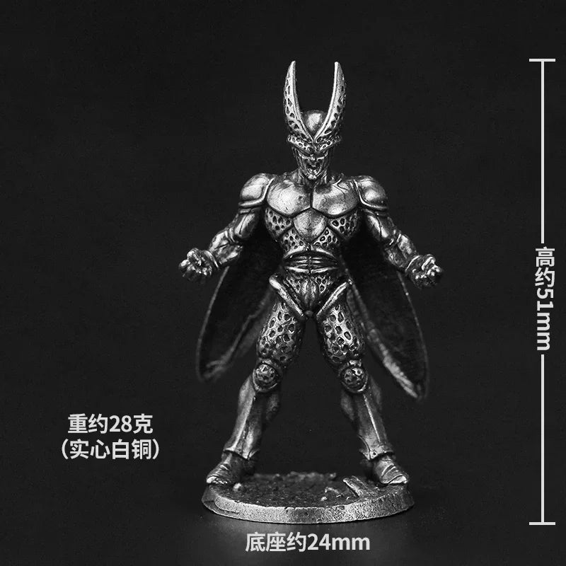 Metal Cupronickel Cartoon Miniature Soldier Model Toys Board Game Anime Peripheral Ornament Accessories Game Piece Figurine Toys