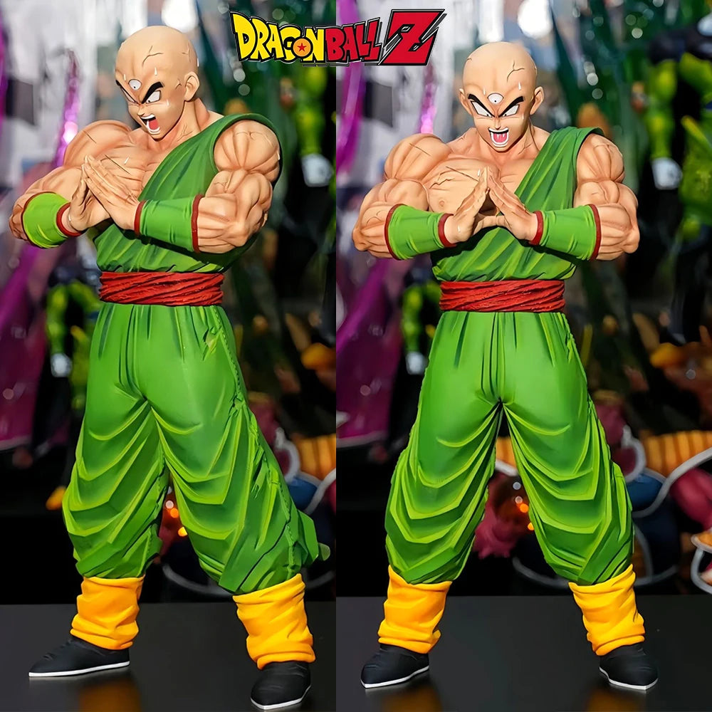 30cm/11.81in Anime Dragon Ball Figure Tien Shinhan Action Figures Pvc Statue Desktop Ornamen Collection Model Toys Gifts