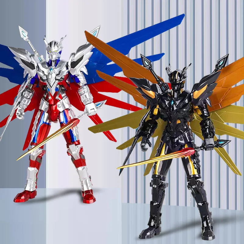 30CM Shining Gold Armor Ultimate Robot Toy Articulated Dark Model Action Figure Gift for Boys