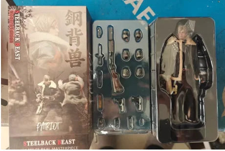In Stock! Patriot Studio 1/12 Resident Evil Steelback Leon Movable Clothes Doll Soldier Figure Gift Collection
