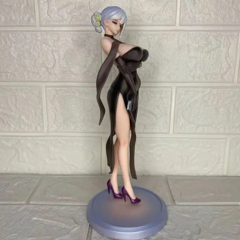 Anime-Ehefrau-Figur, Ehefrau-Actionfigur, schönes Kleid, Ehefrau-Figur, Puppe, PVC, stehendes Modell, Spielzeug, Erwachsenensammlung, Statue, Geschenk, 25 cm