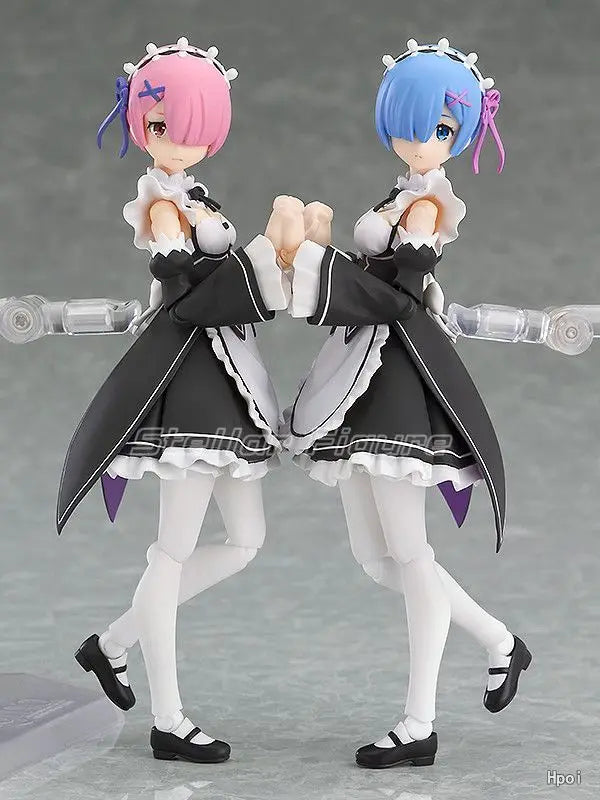【SF】In Stock Original Max Factory Figma346 Re ZERO Starting Life in Another World REM Figures Collection Animation Gift