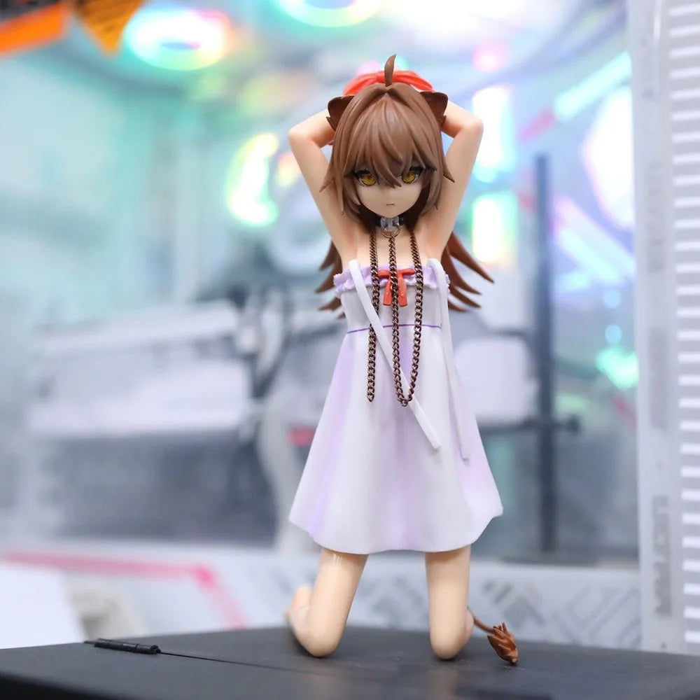 Neue 21 cm Rurudo Lion Gk Kniend Schöne Mädchen Pvc Action Figure Niedliche Anime Erwachsene Sexy Modell Spielzeug Puppe Sammlung Ornament Geschenk
