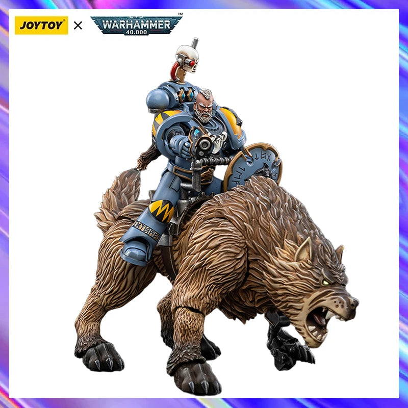 Original in Stock JOYTOY Space Wolves Thunderwolf Cavalry Bjane 1/18 Figures Model Toys Gifts Collection Ornaments