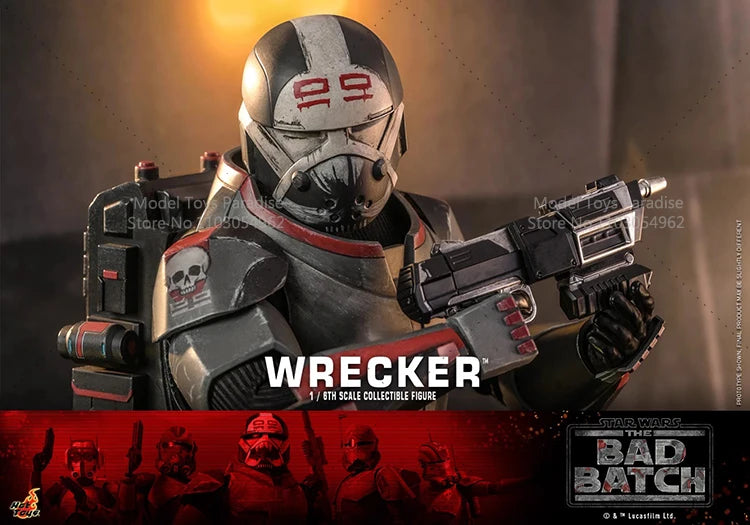 HOTTOYS HT TMS099 1/6 Collectible Toys Wrecker Star Wars Bad Batch Men Soldier 12inch Action Figure Model Gifts