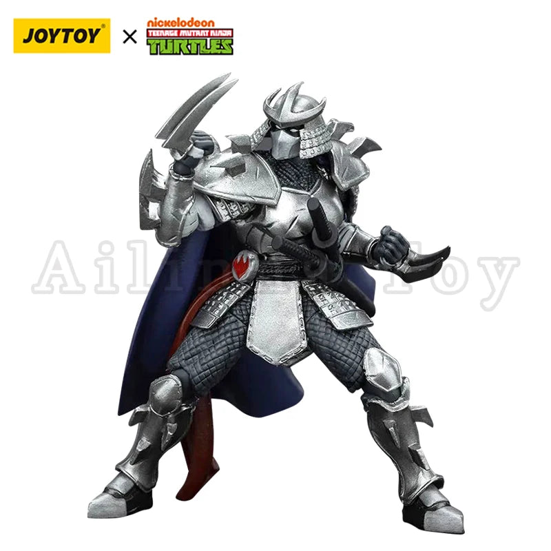 JOYTOY 1/18 Action Figure Turtles Shredder Foot Clan Re-issue Version Anime Toy