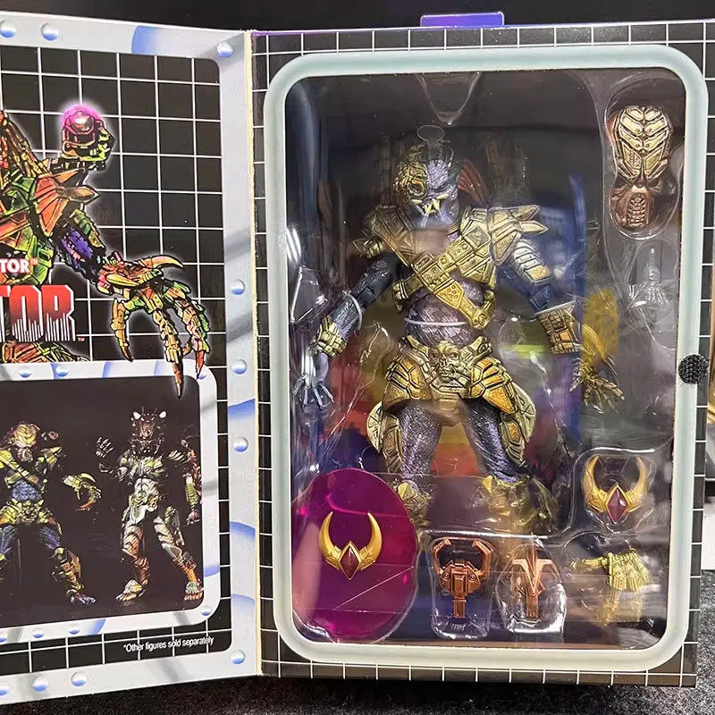 NECA The Predator Figure Ultimate Alien Hunter Action Figuras Manga Figurine Toys Anime 7-Inch Movable Model Doll Gift Original