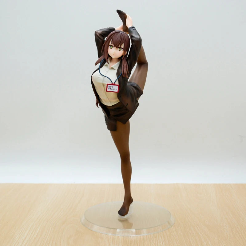 29cm Surprisingly Bendy OL-chan Who Doesn't Want to Go to Work Sexy Anime Girl Figure OL-chan Action Figure Adult Model Doll Toy