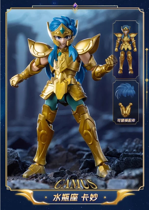 Blokees Saint Seiya Galaxy Version 2 Action Figures Camus Hoyoga Dohko Milo Shiryu Pegasus Nachi Anime Figurines Toys Kids Gifts