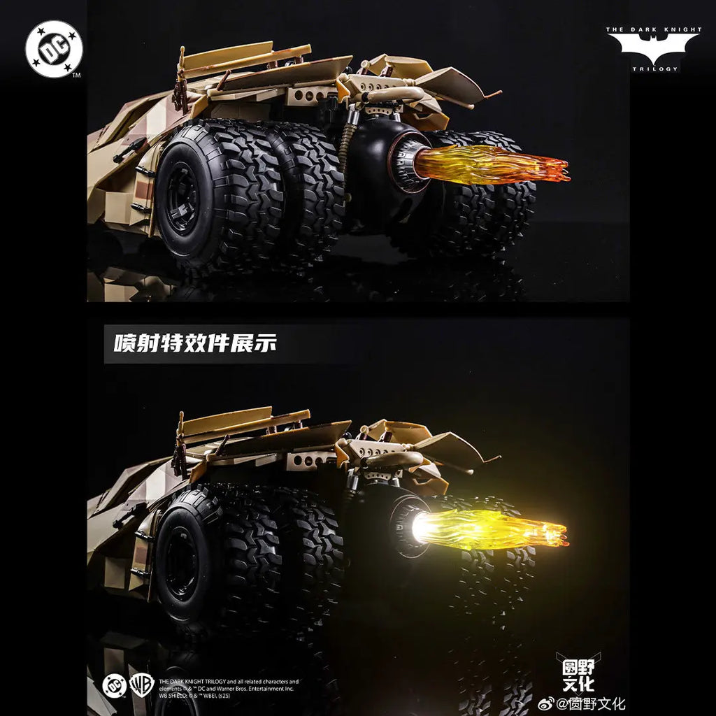 1/12 Batmobile Dc Dark Knight Trilogy Assembly Model Action Figure Batman Tumbler Batmobile Vehicle Set Toys Gifts