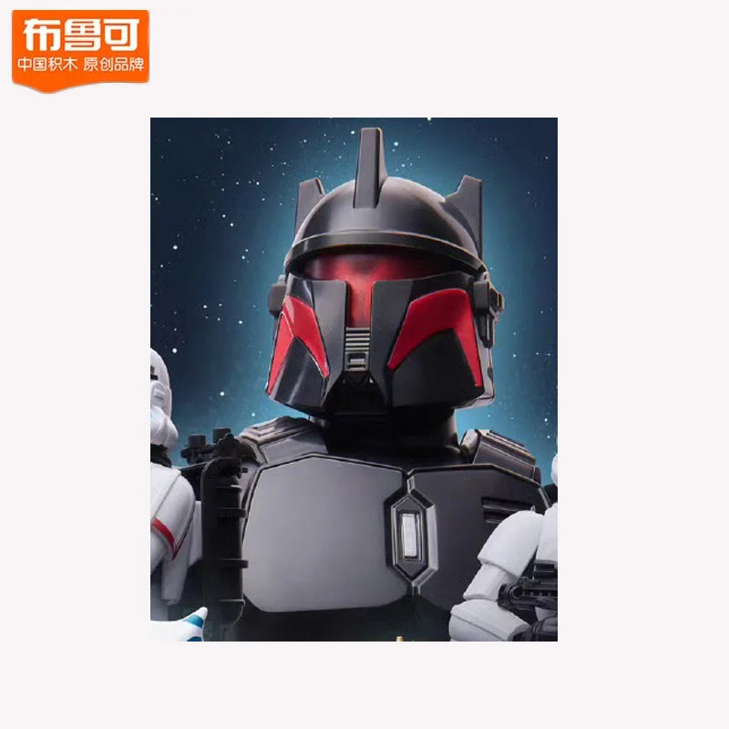 2025 New Blokees Star Wars The Mandalorian Ahsoka Din Djarin Vol.1 Poseablemodel Kits Action Figure Halloween Christmas Gift