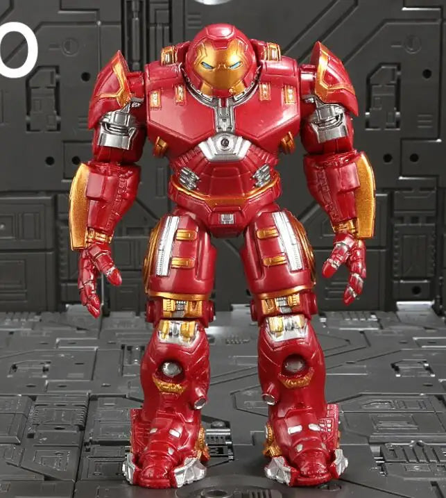 Hulkbuster Hulk Ironman Super Hero PVC Action Figure Collectible Model Toys with Light