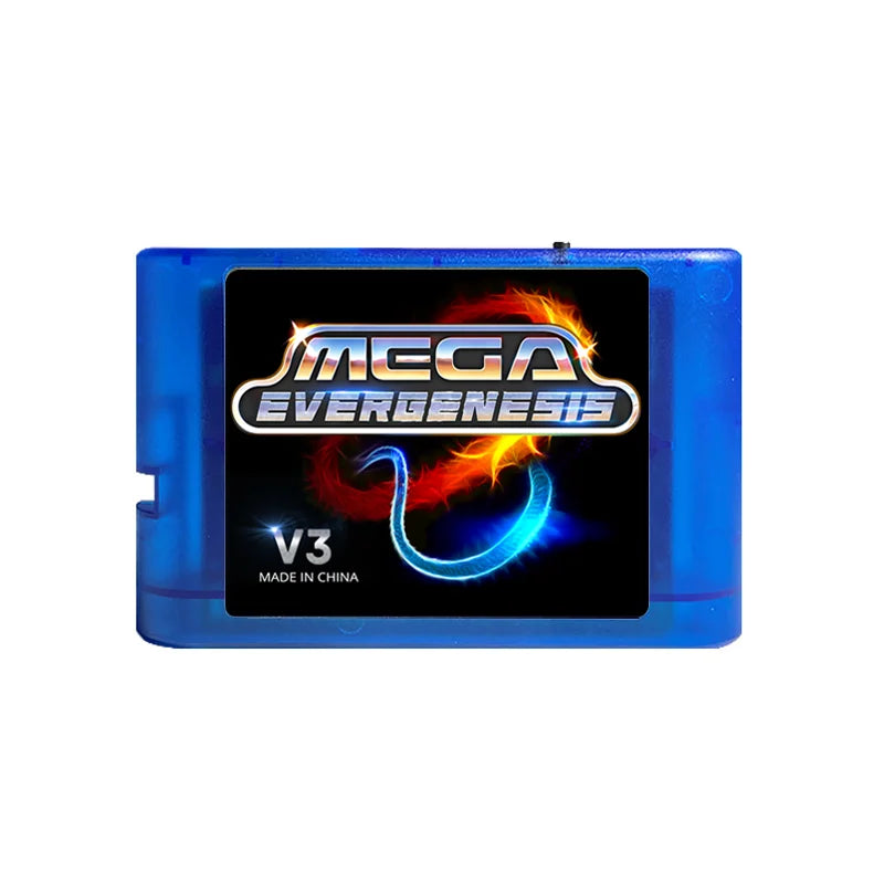 New For MegaDrive Genesis MD V3Pro With 3000 files Optical Drive Emulator MEGAKey Support 32X File Memory Card With 4G TF Card