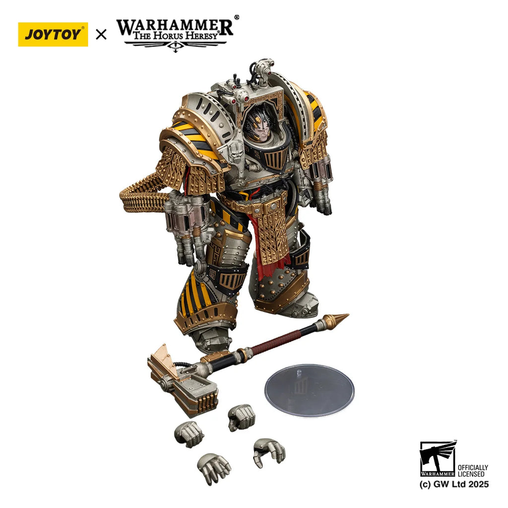 【JOYTOY】Warhammer 40K Iron Warriors Perturabo Primarch of The LVth Legion 1/18 Action Figure Model Toys