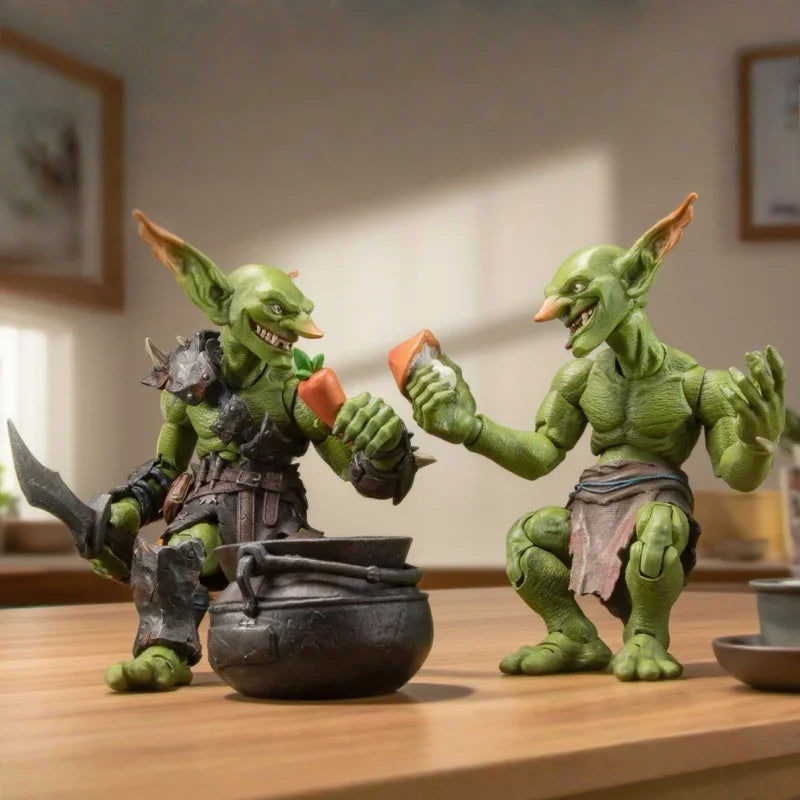 Pre-Sale Metytoyz Goblin Adventure Team Warrior Action Figure Collectible Toy with Movable Joints Trendy World of Warcraft Game